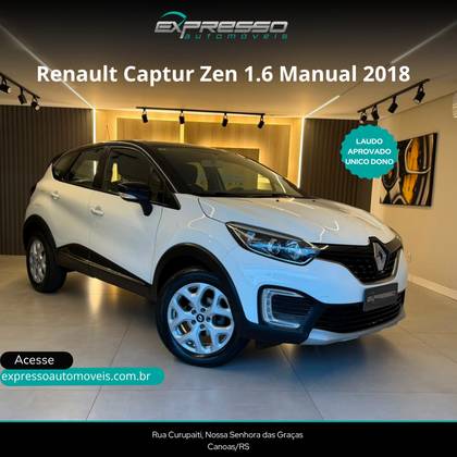 RENAULT CAPTUR 1.6 16V SCE FLEX ZEN MANUAL RENAULT CAPTUR 1.6 16V SCE FLEX ZEN MANUAL